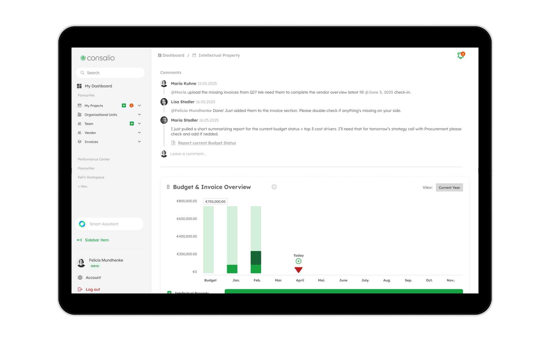 Illustration Rechnungs Tracking